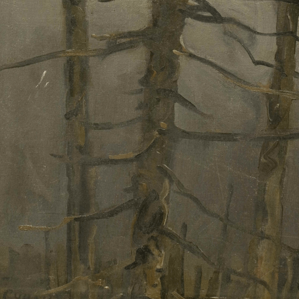 «Раненые деревья» – выставка одной картины
