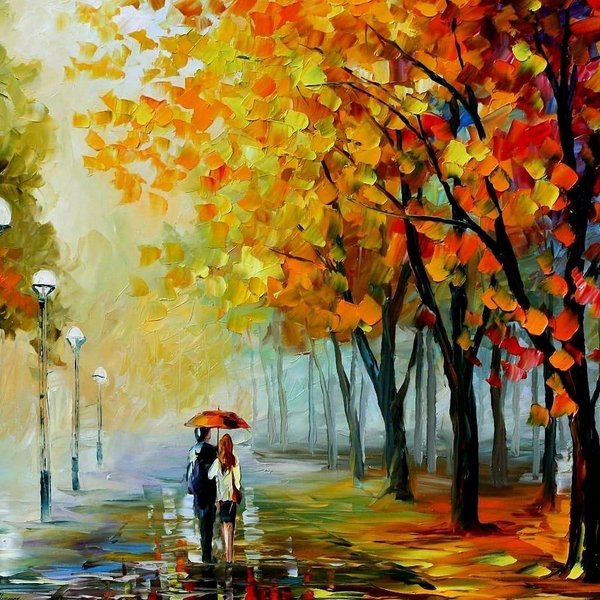 Мастер-класс по живописи «Осень на двоих»