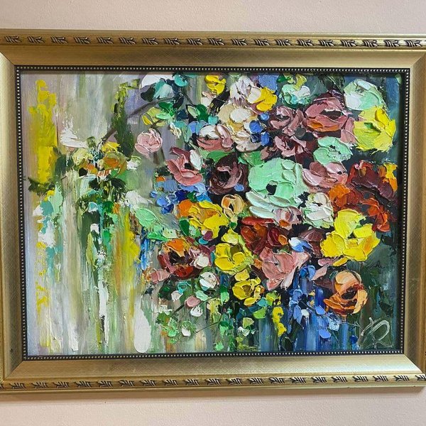 Выставка «Мастихиновая цветочная живопись»